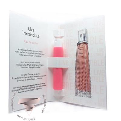 Givenchy Live Irresistible sample - سمپل جیوانچی لایو ارسیستیبل زنانه Givenchy Live Irresistible sample - سمپل جیوانچی لایو ارسیستیبل زنانه