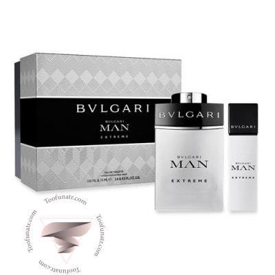 Bvlgari Man Extreme Gift Set for men - ست بولگاری من اکستریم مردانه 2 تیکه Bvlgari Man Extreme Gift Set for men - ست بولگاری من اکستریم مردانه 2 تیکه