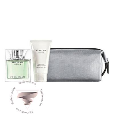 Guerlain L’Homme L’Eau Boisée Gift Set for men - ست گرلن لهوم لئو بویسی مردانه 2 تیکه Guerlain L’Homme L’Eau Boisée Gift Set for men - ست گرلن لهوم لئو بویسی مردانه 2 تیکه
