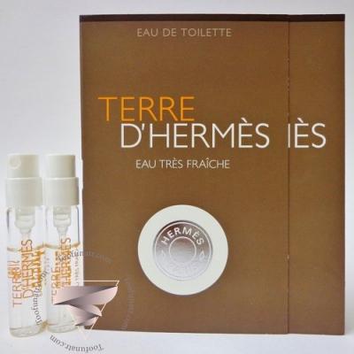Hermes Terre d’Hermes Eau Tres Fraiche Sample - سمپل هرمس تق دهرمس او تقه فرش Hermes Terre d’Hermes Eau Tres Fraiche Sample - سمپل هرمس تق دهرمس او تقه فرش