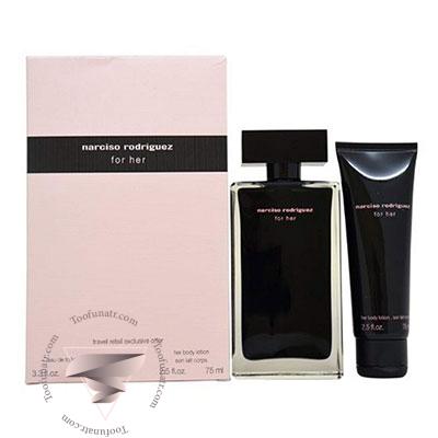 Narciso Rodriguez For Her Gift Set for women - ست نارسیس رودریگز زنانه مشکی 2 تیکه Narciso Rodriguez For Her Gift Set for women - ست نارسیس رودریگز زنانه مشکی 2 تیکه