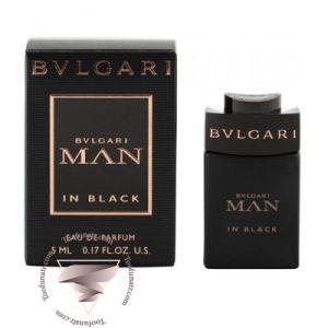 Bvlgari Man In Black miniature for men - بولگاری من این بلک مینیاتوری مردانه