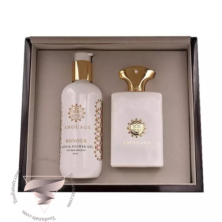 گیفت ست آمواژ انر مردانه ادوپرفیوم + ژل حمام 1 گیفت ست آمواژ انر مردانه ادوپرفیوم + ژل حمام - Image 1