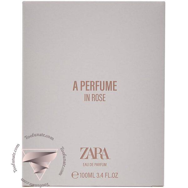 زارا ای پرفیوم این رز - Zara A Perfume In Rose