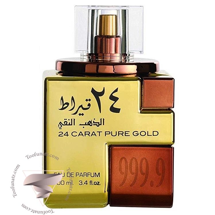 عطر ادکلن لطافه 24 کارات پیور گلد - Lattafa 24 Carat Pure Gold لطافه 24 کارات (قیراط) پیور گلد - Image 1