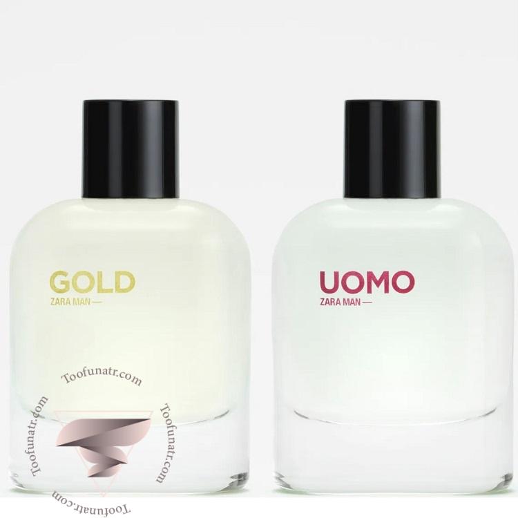 زارا گیفت ست زارا گلد + اومو - Zara Gift Set Zara Gold + Uomo زارا گیفت ست زارا گلد + اومو - Zara Gift Set Zara Gold + Uomo