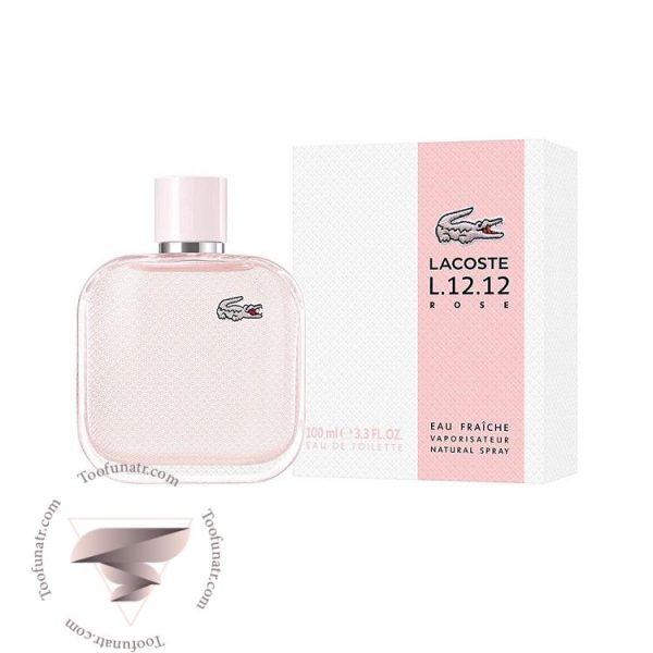 لاگوست ال 12.12 رز او فرش ادوتویلت زنانه - Lacoste L.12.12 Rose Eau Fraiche EDT For Her