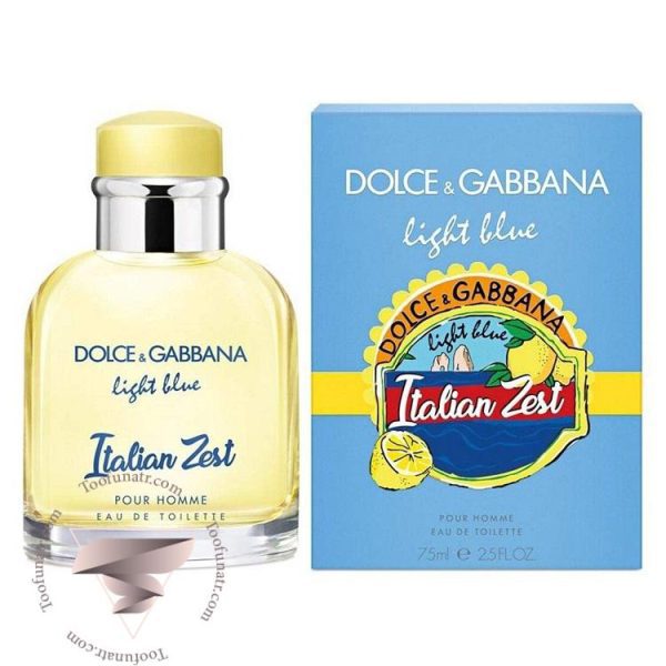 دی اند جی دولچه گابانا لایت بلو ایتالیان زست پور هوم مردانه - Dolce & Gabbana Light Blue Italian Zest Pour Homme