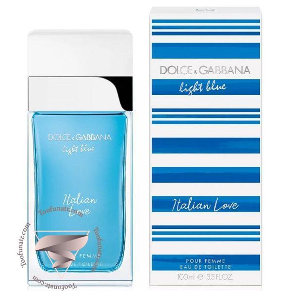 دی اند جی دولچه گابانا لایت بلو ایتالین لاو زنانه - Dolce & Gabbana Light Blue Italian Love