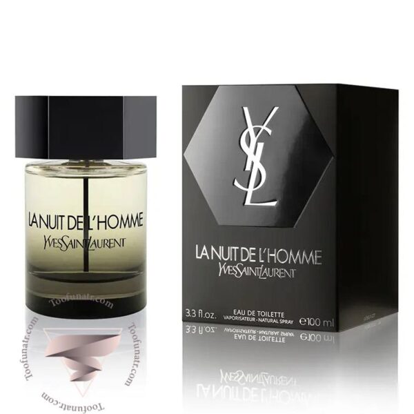 ایو سن لورن لا نویت دی لهوم ادو تویلت (لانویت الهوم مشکی) - Yves Saint Laurent La Nuit de l'Homme