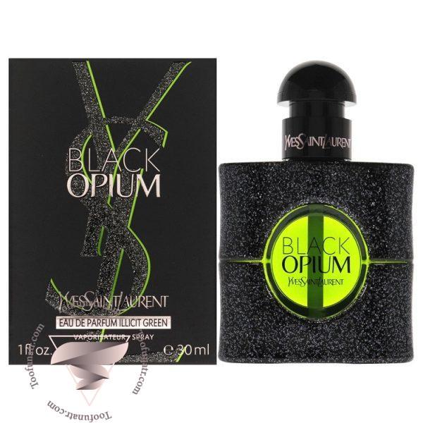 ایو سن لورن بلک اوپیوم ایلیسیت گرین - Yves Saint Laurent Black Opium Illicit Green