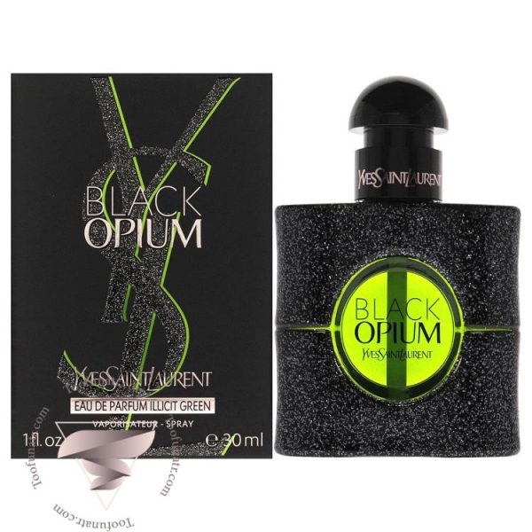 ایو سن لورن بلک اوپیوم ایلیسیت گرین - Yves Saint Laurent Black Opium Illicit Green