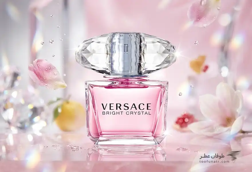 خرید عطر اورجینال ورساچه برایت کریستال (صورتی) 90 میل - Versace Bright Crystal EDT