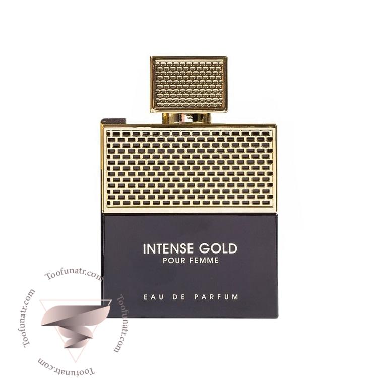 فراگرنس ورد اینتنس گلد پور فمه زنانه (100 میل) - Fragrance World Intense Gold Pour Femme فراگرنس ورد اینتنس گلد پور فمه زنانه (100 میل) - Fragrance World Intense Gold Pour Femme