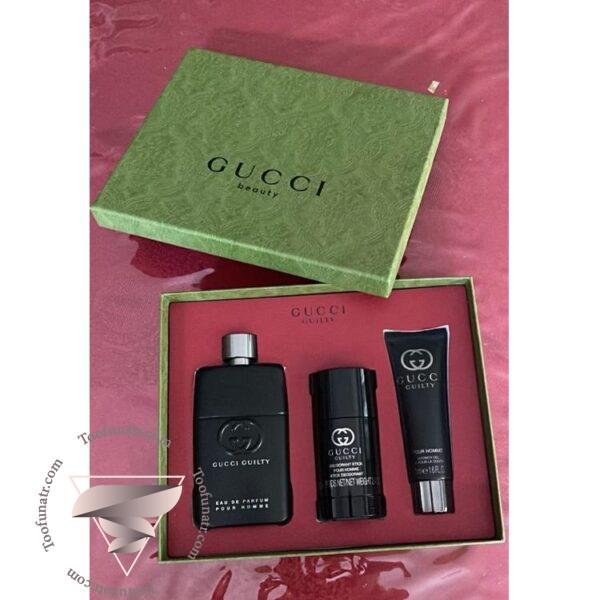 گیفت ست 3 تیکه گوچی گیلتی پور هوم مردانه - Gucci Guilty Pour Homme Gift Set