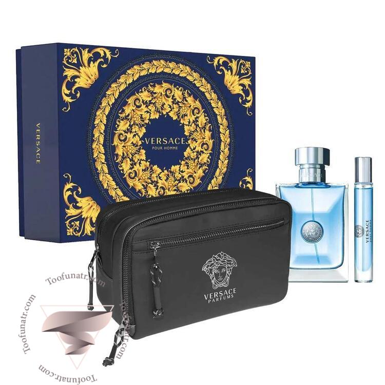 گیفت ست 2 تیکه ورساچه پورهوم مردانه (آبی) - Versace Pour Homme Gift Set گیفت ست 2 تیکه ورساچه پورهوم مردانه (آبی) - Versace Pour Homme Gift Set