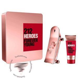 گیفت ست 2 تیکه کارولینا هررا 212 هیروز فوراور یانگ - Carolina Herrera 212 Heroes Forever Young Gift Set