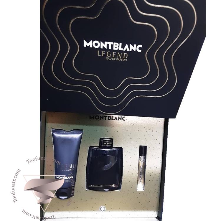 گیفت ست 3 تیکه مونت بلنک لجند (مون بلان لجند) - Mont Blanc Legend Gift Set گیفت ست 3 تیکه مونت بلنک لجند (مون بلان لجند) - Mont Blanc Legend Gift Set