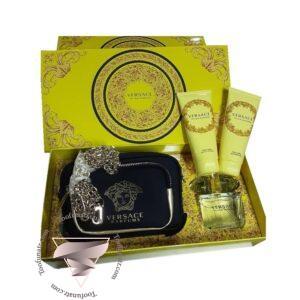 گیفت ست 3 تیکه ورساچه یلو دیاموند - Versace Yellow Diamond Gift Set