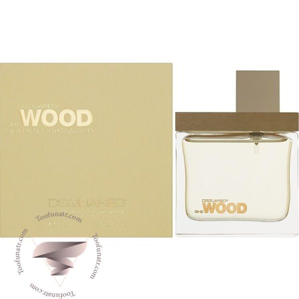 دسکوارد شی وود گلدن لایت وود - DSQUARED She Wood Golden Light Wood