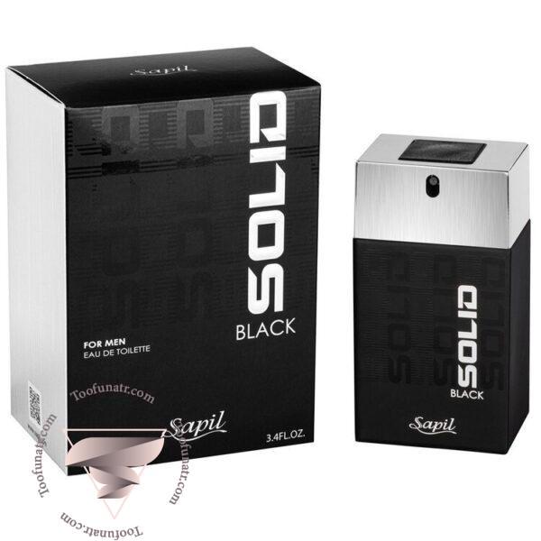 ساپیل سولید بلک فور من - Sapil Solid Black For Men