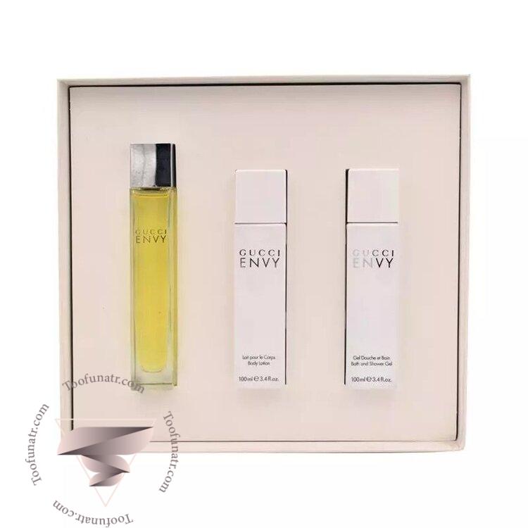 گیفت ست 3 تیکه گوچی انوی زنانه - Gucci Envy Gift Set گیفت ست 3 تیکه گوچی انوی زنانه - Gucci Envy Gift Set