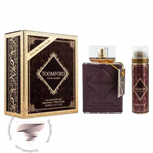 فراگرنس ورد تام فورد پور هوم مردانه (با اسپری) - Fragrance World TOOMFORD Pour Homme