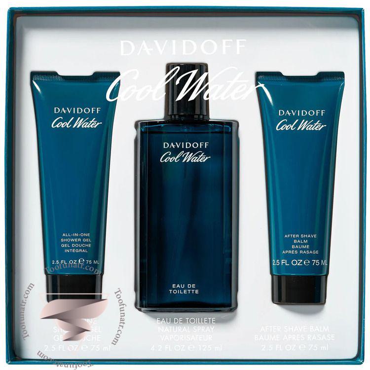گیفت ست 3 تیکه دیویدوف كول واتر مردانه - Davidoff Cool Water for men gift set گیفت ست 3 تیکه دیویدوف كول واتر مردانه - Davidoff Cool Water for men gift set