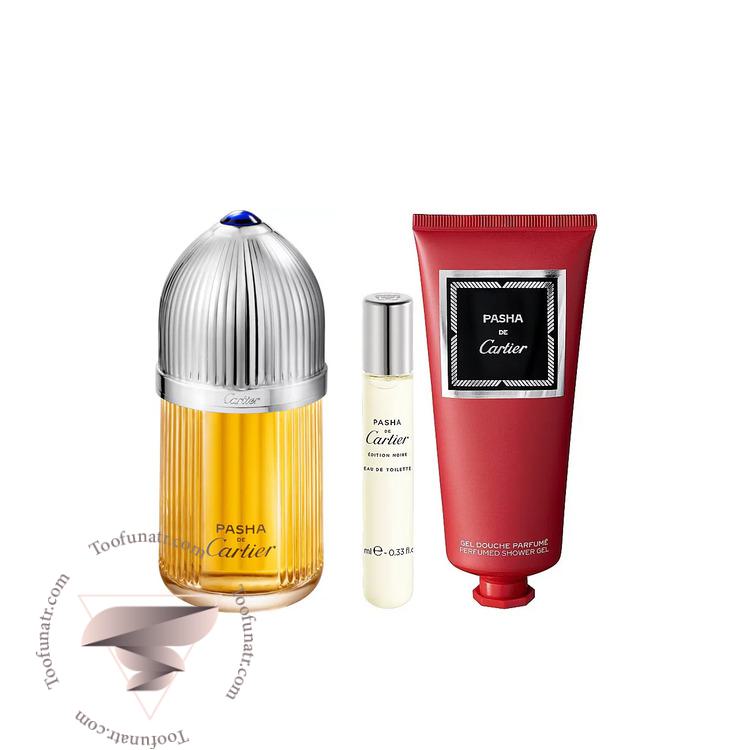 گیفت ست 3 تیکه کارتیر پاشا مردانه - Pasha de Cartier for men gift set گیفت ست 3 تیکه کارتیر پاشا مردانه - Pasha de Cartier for men gift set