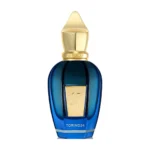 شیشه عطر آبی زرجف تورینو 24 اصل با درپوش طلایی روی پس زمینه سفید