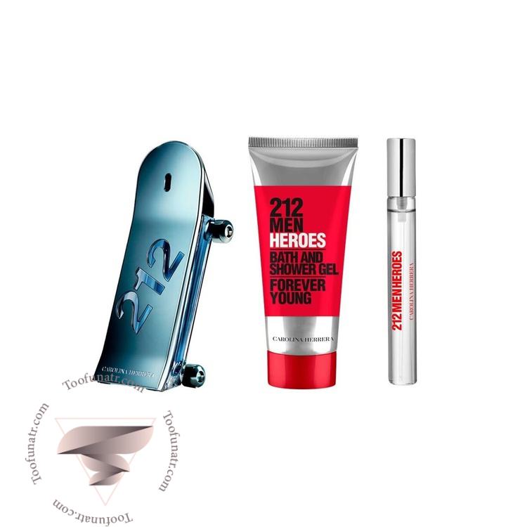 گیفت ست 3 تیکه کارولینا هررا 212 مردانه هیروز - Carolina Herrera 212 Men Heroes gift set گیفت ست 3 تیکه کارولینا هررا 212 مردانه هیروز - Carolina Herrera 212 Men Heroes gift set