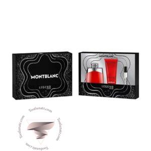 گیفت ست 3 تیکه مون بلان لجند رد (مون بلان قرمز) - Mont Blanc Legend Red 3 Piece Gift Set