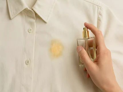 5 ترفند کاربردی برای پاک کردن لکه عطر از لباس