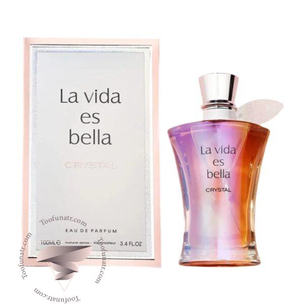فراگرنس ورد لا ویدا اس بلا کریستال - Fragrance World La Vida Es Bella Crystal