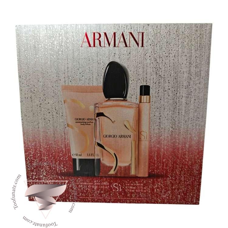 گیفت ست 3 تیکه جورجیو آرمانی سی ادو پرفیوم - Giorgio Armani Si EDP 3 Piece Gift Set گیفت ست 3 تیکه جورجیو آرمانی سی ادو پرفیوم - Giorgio Armani Si EDP 3 Piece Gift Set