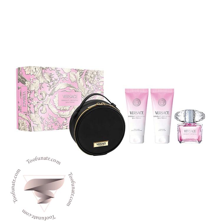 گیفت ست 3 تیکه ورساچه برایت کریستال - Versace Bright Crystal 3 Piece Gift Set گیفت ست 3 تیکه ورساچه برایت کریستال - Versace Bright Crystal 3 Piece Gift Set