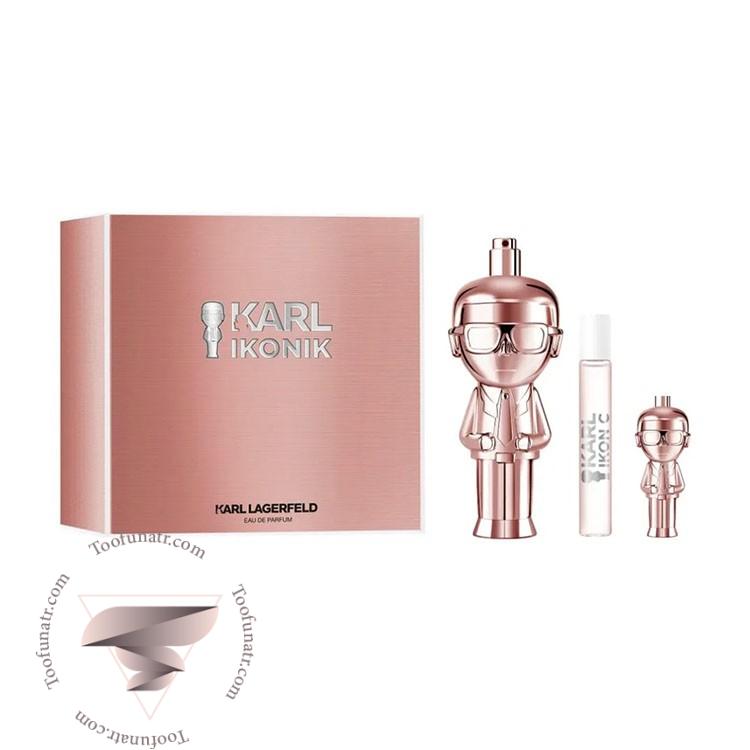 گیفت ست 3 تیکه کارل لاگرفلد آیکونیک وومن - Karl Lagerfeld Ikonik Woman 3 Piece Gift Set گیفت ست 3 تیکه کارل لاگرفلد آیکونیک وومن - Karl Lagerfeld Ikonik Woman 3 Piece Gift Set