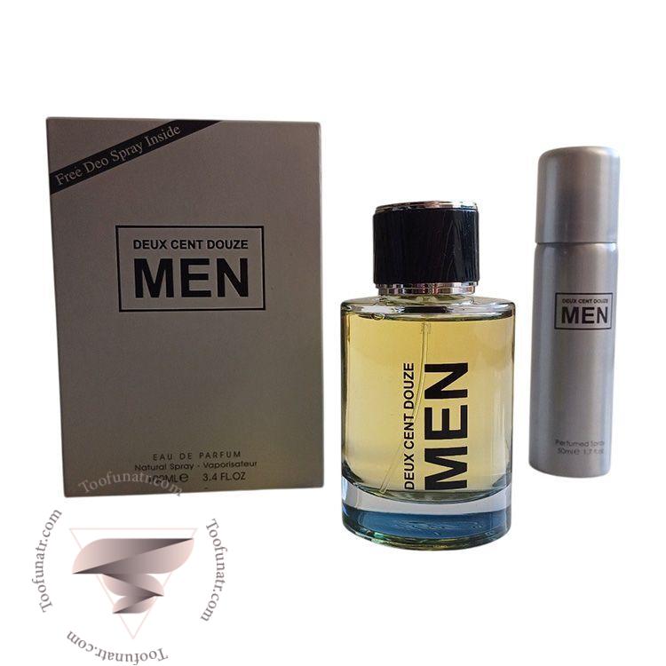 فراگرنس ورد دوکس سنت دوز من با اسپری - Fragrance World Deux Cent Douze Men With Spray فراگرنس ورد دوکس سنت دوز من با اسپری - Fragrance World Deux Cent Douze Men With Spray