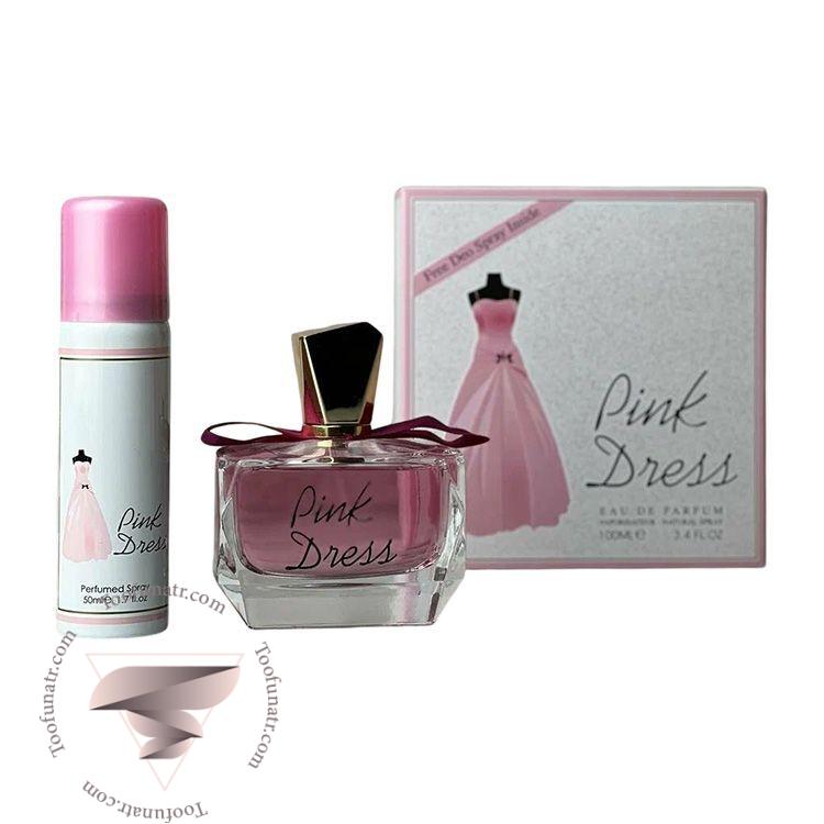 فراگرنس ورد پینک درس (لباس صورتی) با اسپری - Fragrance World Pink Dress With Spray فراگرنس ورد پینک درس (لباس صورتی) با اسپری - Fragrance World Pink Dress With Spray
