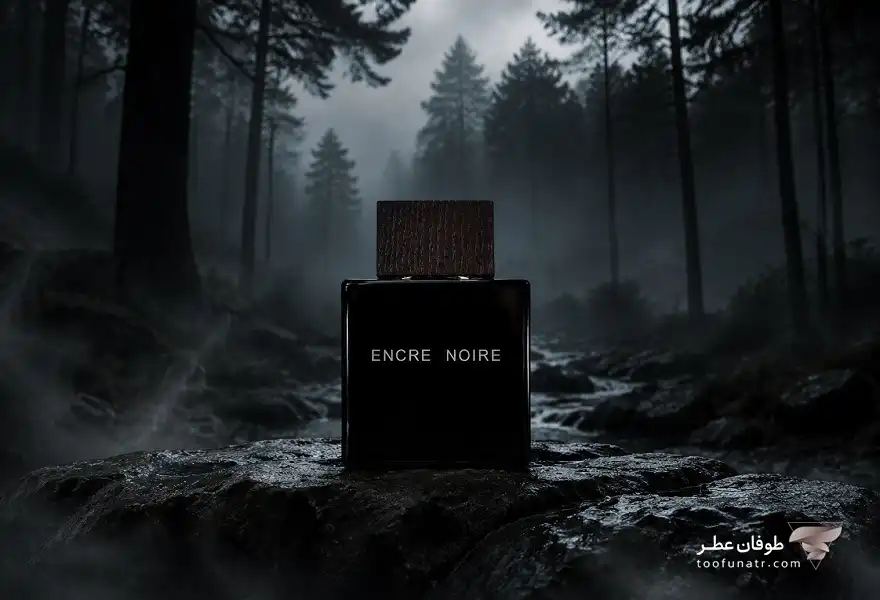 12 عطر ارزان قیمت که با برندهای لوکس رقابت می کنند 5 شیشه عطر لالیک انکر نویر در فضای مه آلود جنگل درختان کاج