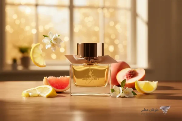 عطر باربری تستر مای باربری ادوپرفیوم - Burberry My Burberry EDP Tester با نت های ترنج، گریپ فروت، به، ترکیبات سبز