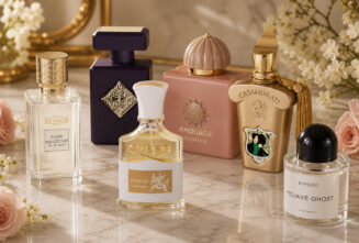 چیدمان ادیتوریال و حرفه‌ای برترین عطرهای جهان از برندهای نیش Ex Nihilo، Initio، Creed، Amouage، Xerjoff و Byredo در فضایی مجلل و کلاسیک